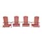 Flash Furniture Red All-Weather Folding Adirondack Chairs, 4PK 4-JJ-C14505-RED-GG - alternate 8